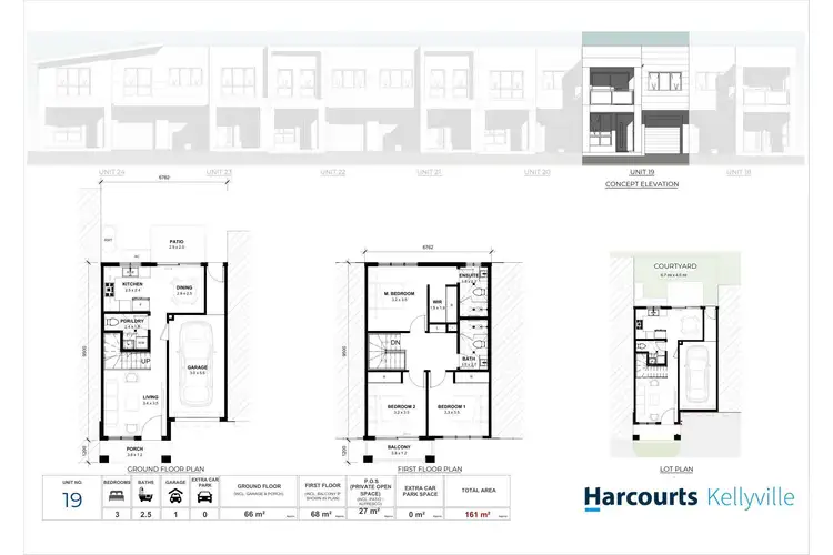 Floorplan of Homely townhouse listing, 13 Endrick Glade, Marsden Park NSW 2765