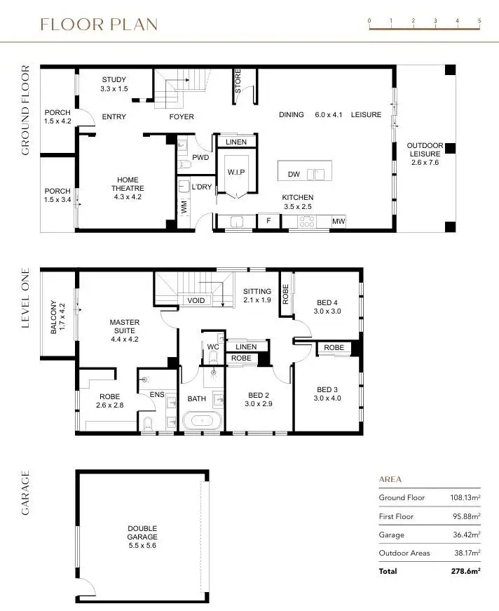 Floorplan of Homely house listing, 20 Sharp Street, Oran Park NSW 2570
