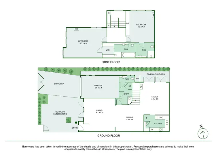 Floorplan of Homely townhouse listing, 1/20 Mercer Road, Armadale VIC 3143
