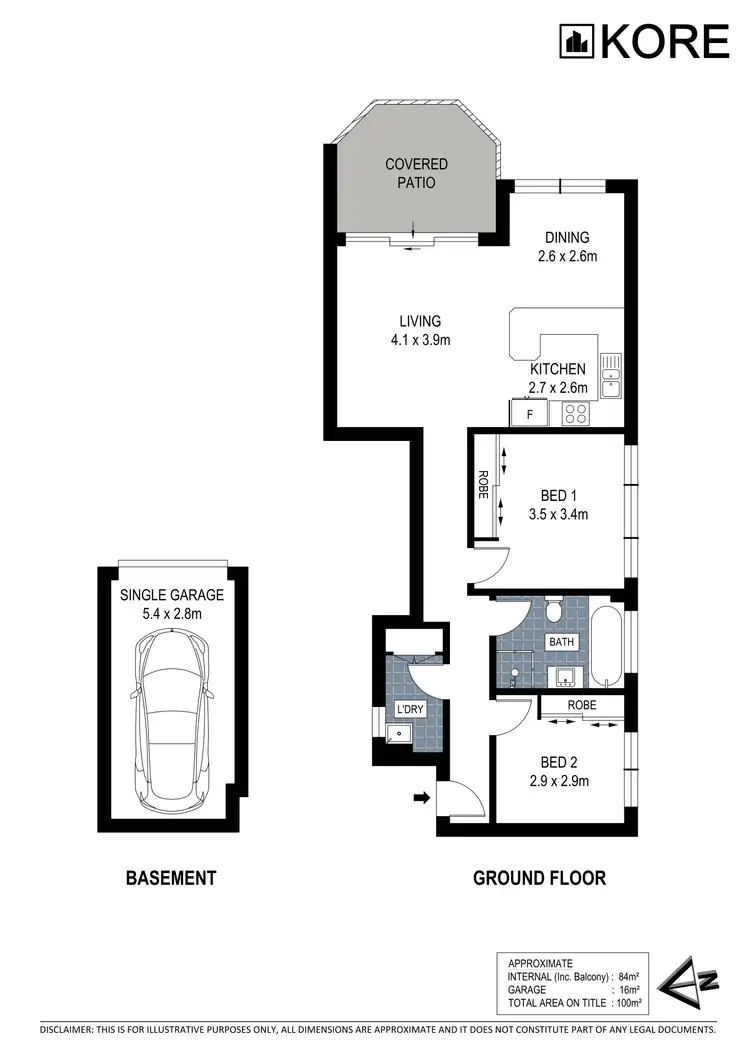 Floorplan of Homely apartment listing, 41/474-482 Kingsway, Miranda NSW 2228