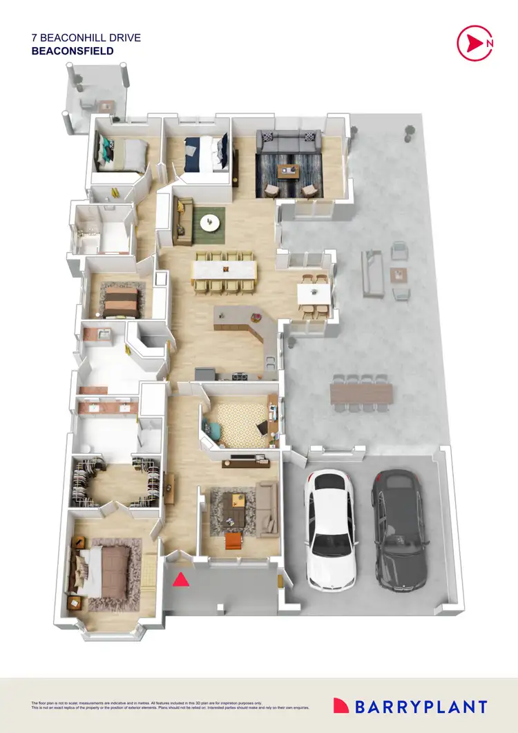 Floorplan of Homely house listing, 7 Beaconhill Drive, Beaconsfield VIC 3807
