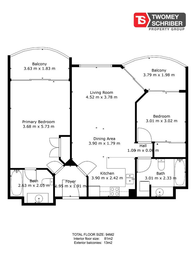 Floorplan of Homely unit listing, 51/53-57 Esplanade, Cairns City QLD 4870