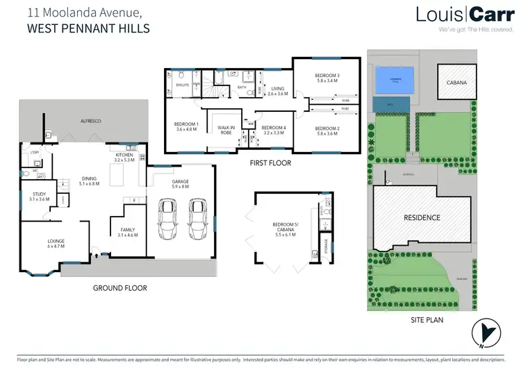 Floorplan of Homely house listing, 11 Moolanda Avenue, West Pennant Hills NSW 2125