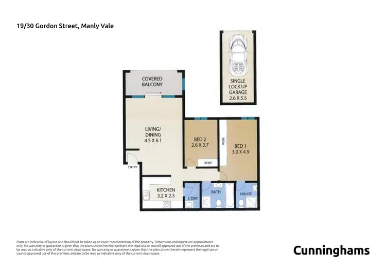 Floorplan of Homely unit listing, 19/30 Gordon Street, Manly Vale NSW 2093
