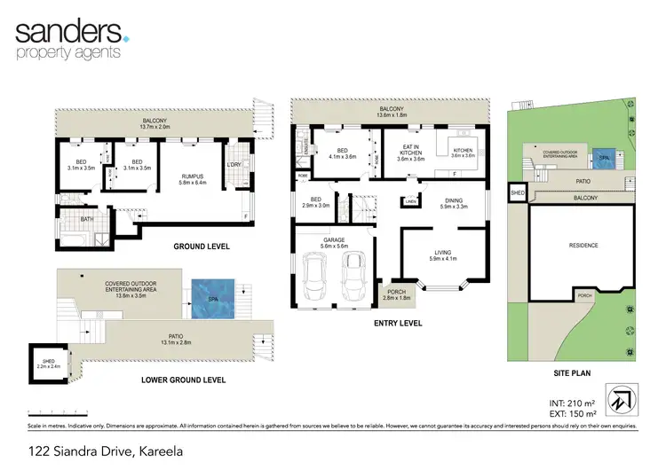Floorplan of Homely house listing, 122 Siandra Drive, Kareela NSW 2232