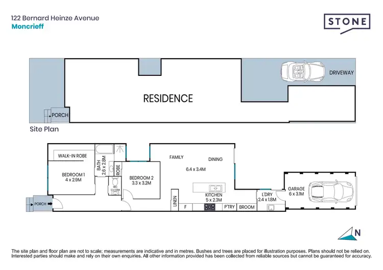 Floorplan of Homely house listing, 122 Bernard Heinze Avenue, Moncrieff ACT 2914