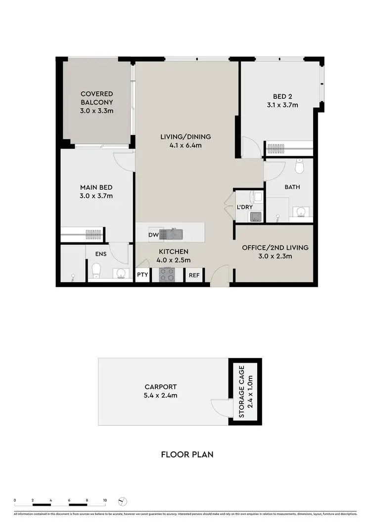 Floorplan of Homely apartment listing, 407/105C Willarong Road, Caringbah NSW 2229