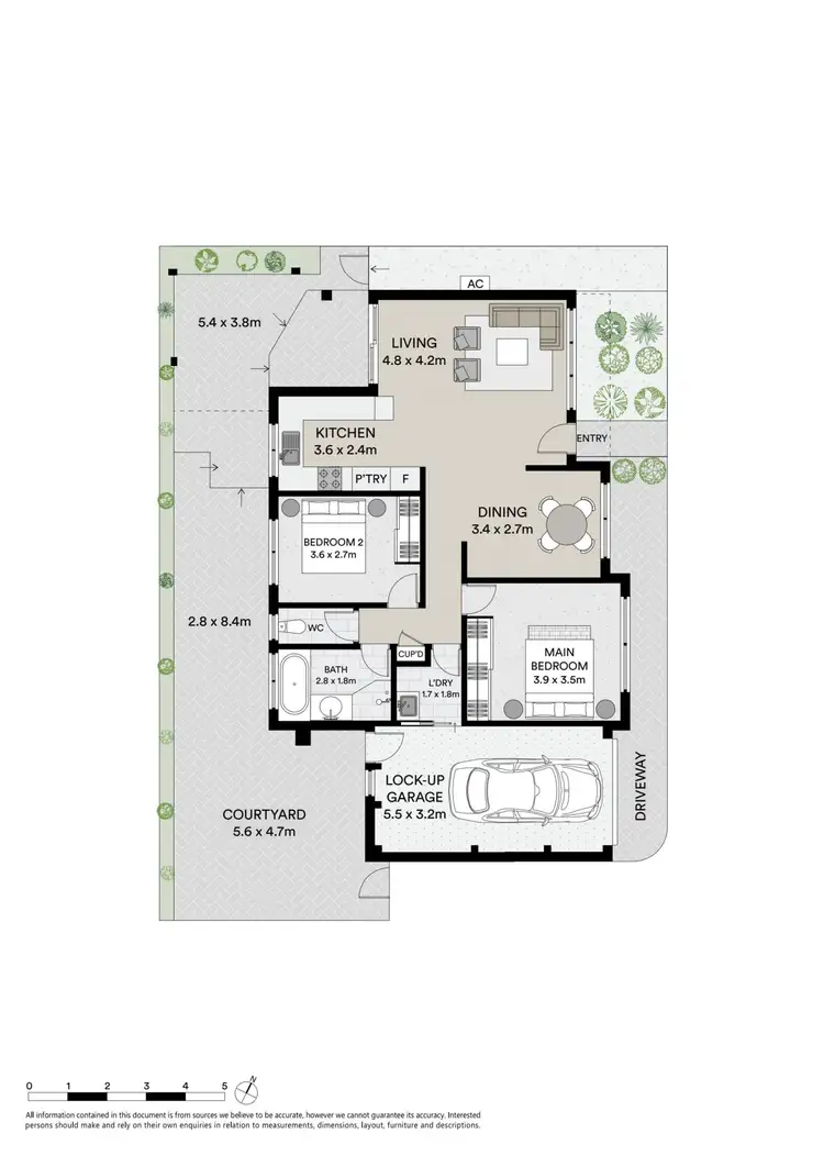Floorplan of Homely villa listing, 2/13 McAlister Avenue, Engadine NSW 2233