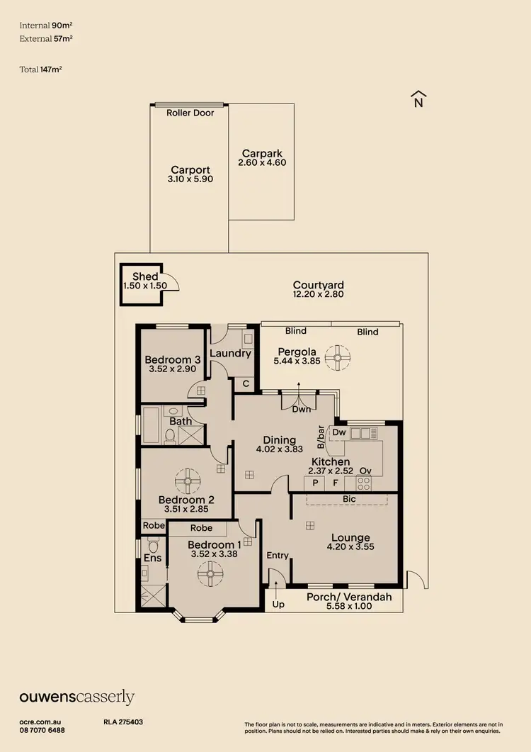 Floorplan of Homely house listing, 2/296-298 Cross Road, Clarence Park SA 5034