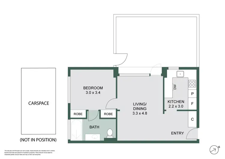 Floorplan of Homely apartment listing, 2/136 Park Street, St Kilda West VIC 3182