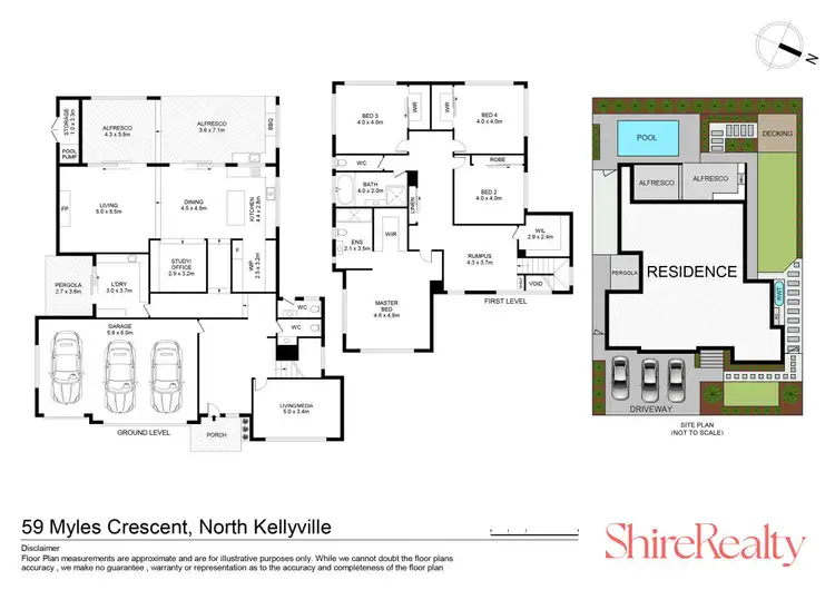 Floorplan of Homely house listing, 59 Myles Crescent, North Kellyville NSW 2155