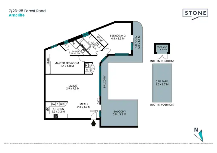 Floorplan of Homely unit listing, 7/23-25 Forest Road, Arncliffe NSW 2205