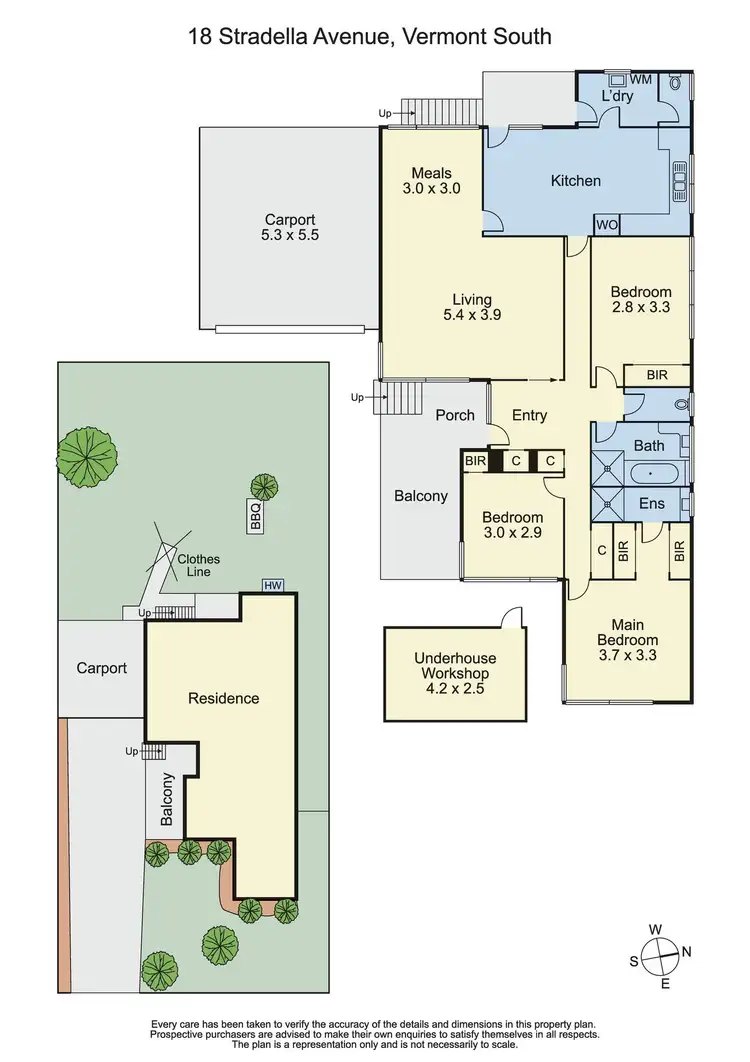Floorplan of Homely house listing, 18 Stradella Avenue, Vermont South VIC 3133