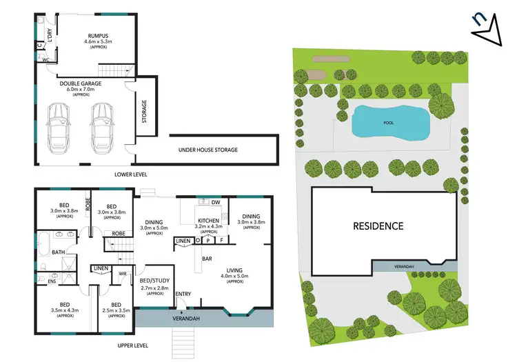 Floorplan of Homely house listing, 6 Leasingham Close, Eleebana NSW 2282