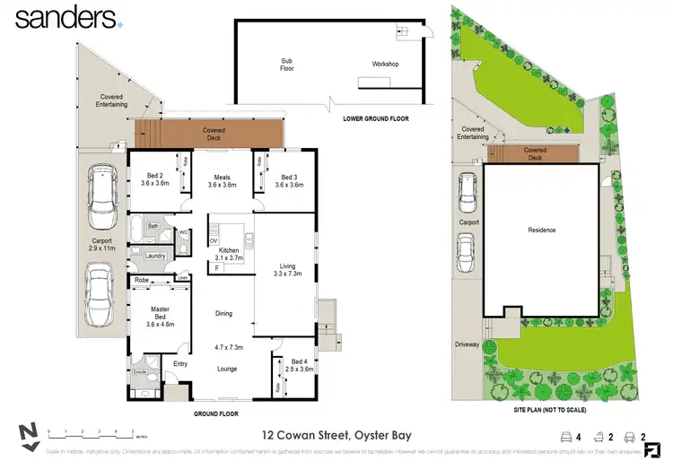 Floorplan of Homely house listing, 12 Cowan Street, Oyster Bay NSW 2225