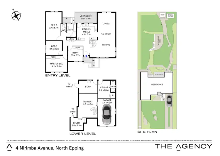 Floorplan of Homely house listing, 4 Nirimba Avenue, North Epping NSW 2121