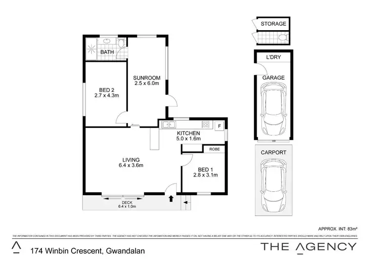 Floorplan of Homely house listing, 174 Winbin Crescent, Gwandalan NSW 2259