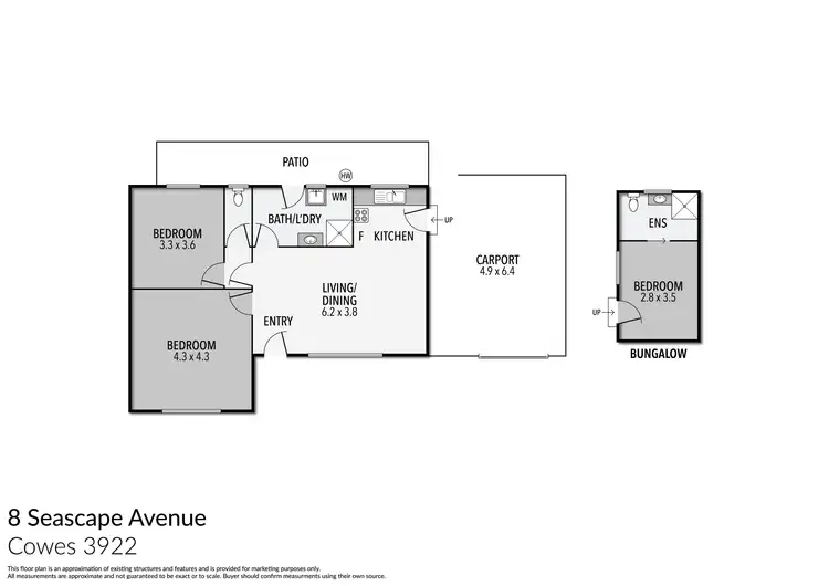 Floorplan of Homely house listing, 8 Seascape Avenue, Cowes VIC 3922