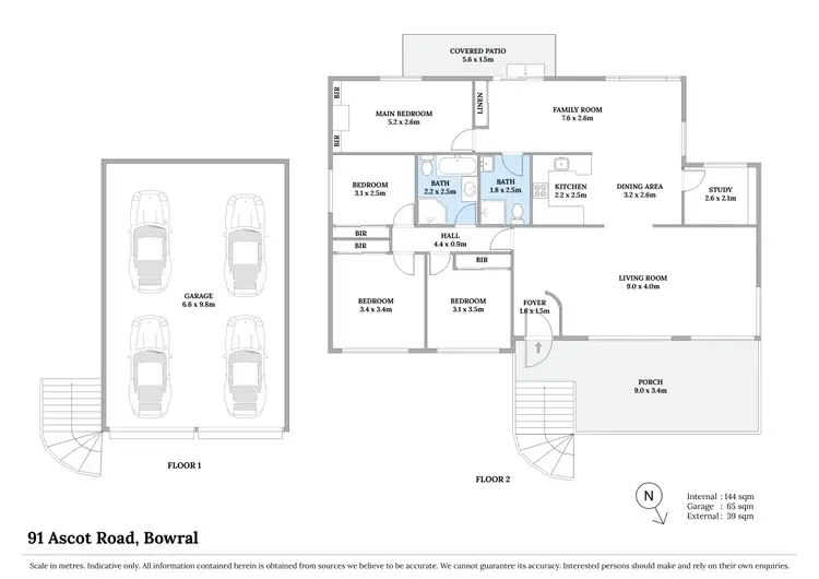 Floorplan of Homely house listing, 91 Ascot Road, Bowral NSW 2576
