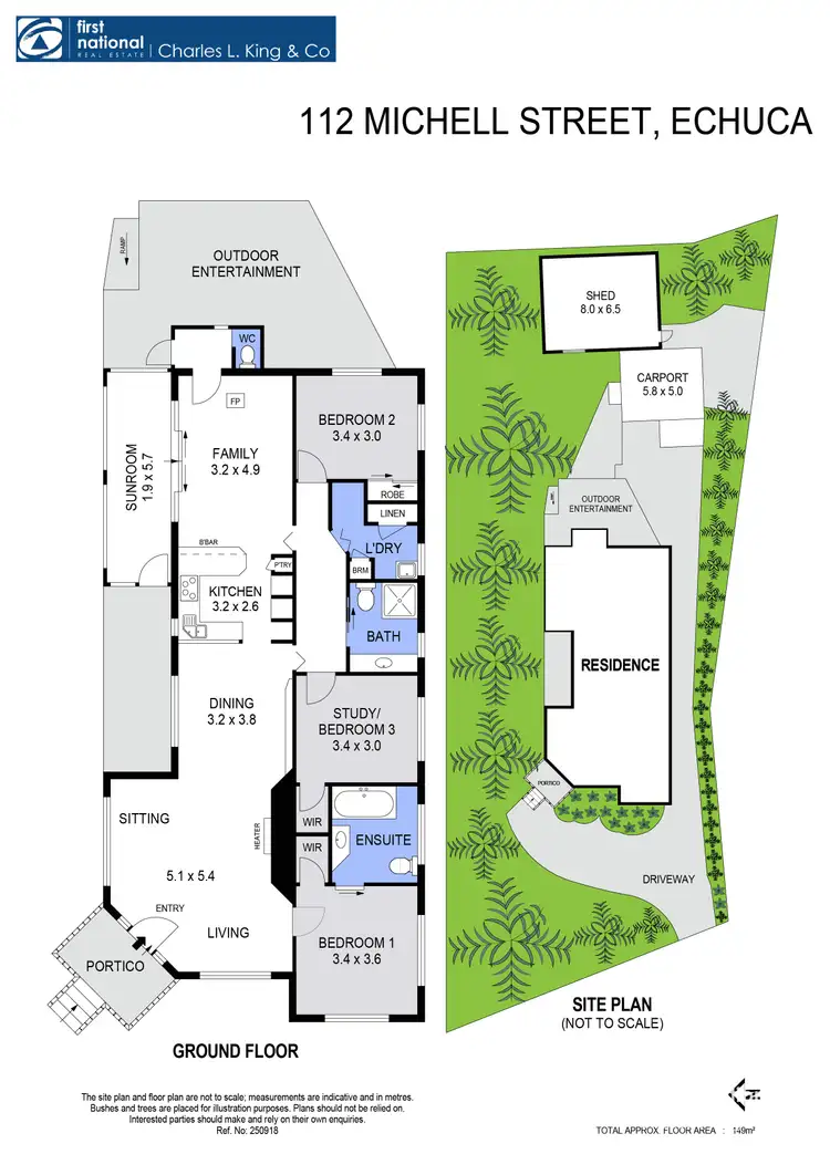 Floorplan of Homely house listing, 112 Mitchell Street, Echuca VIC 3564
