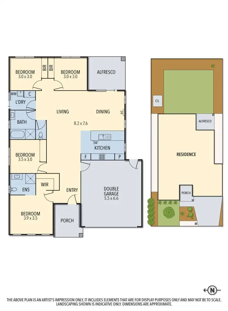 Floorplan of Homely house listing, 16 Persimmon Way, Doreen VIC 3754