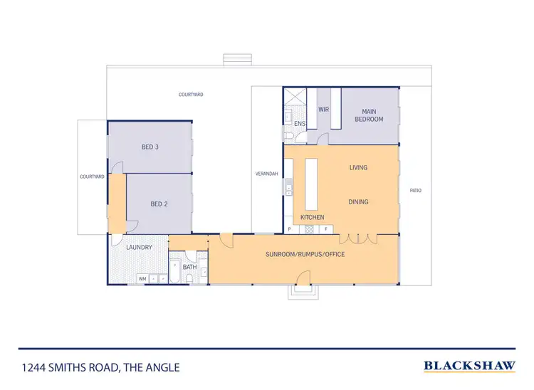 Floorplan of Homely rural property listing, 1244 Smiths Road, The Angle NSW 2620