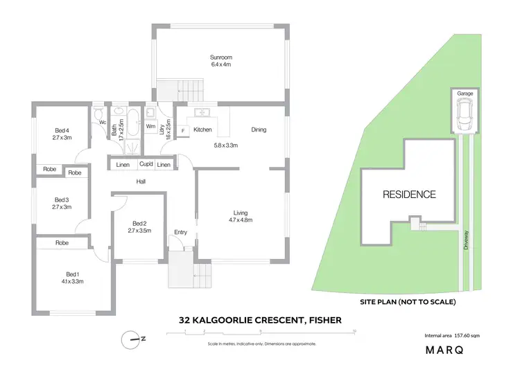 Floorplan of Homely house listing, 32 Kalgoorlie Crescent, Fisher ACT 2611