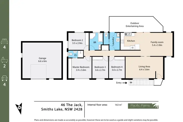 Floorplan of Homely house listing, 46 The Jack, Smiths Lake NSW 2428