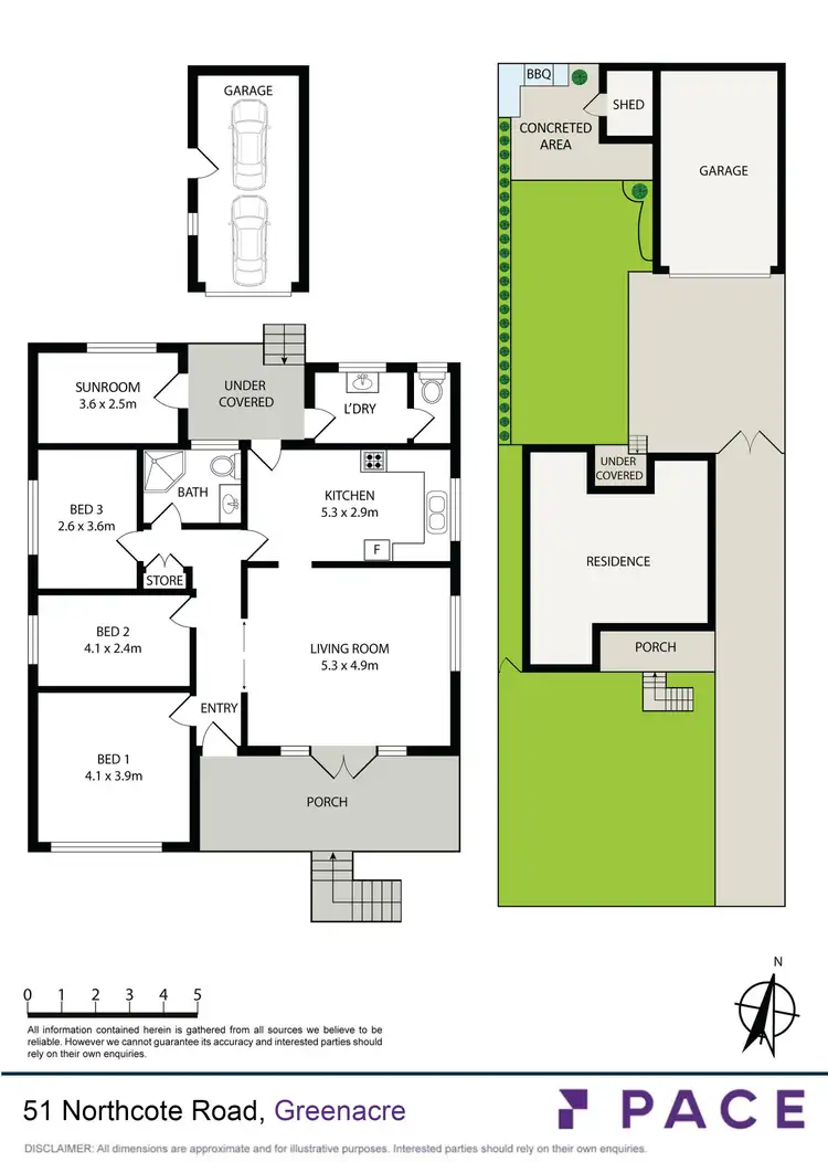 Floorplan of Homely house listing, 51 Northcote Road, Greenacre NSW 2190