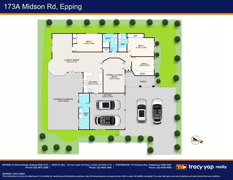 Floorplan of Homely house listing, 173A Midson Road, Epping NSW 2121
