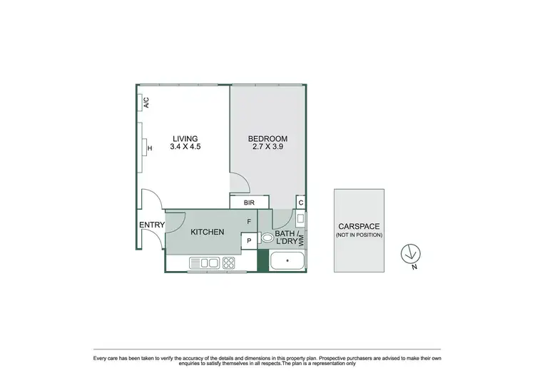 Floorplan of Homely apartment listing, 15/47 Kooyong Road, Armadale VIC 3143