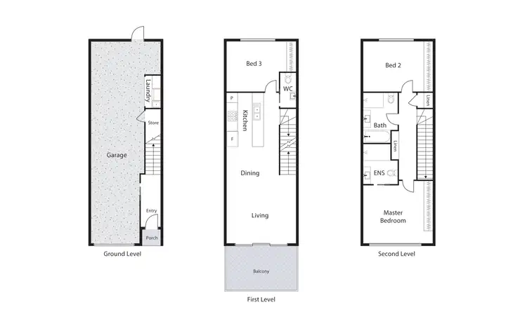 Floorplan of Homely townhouse listing, 11 Bicheno Mews, Watson ACT 2602