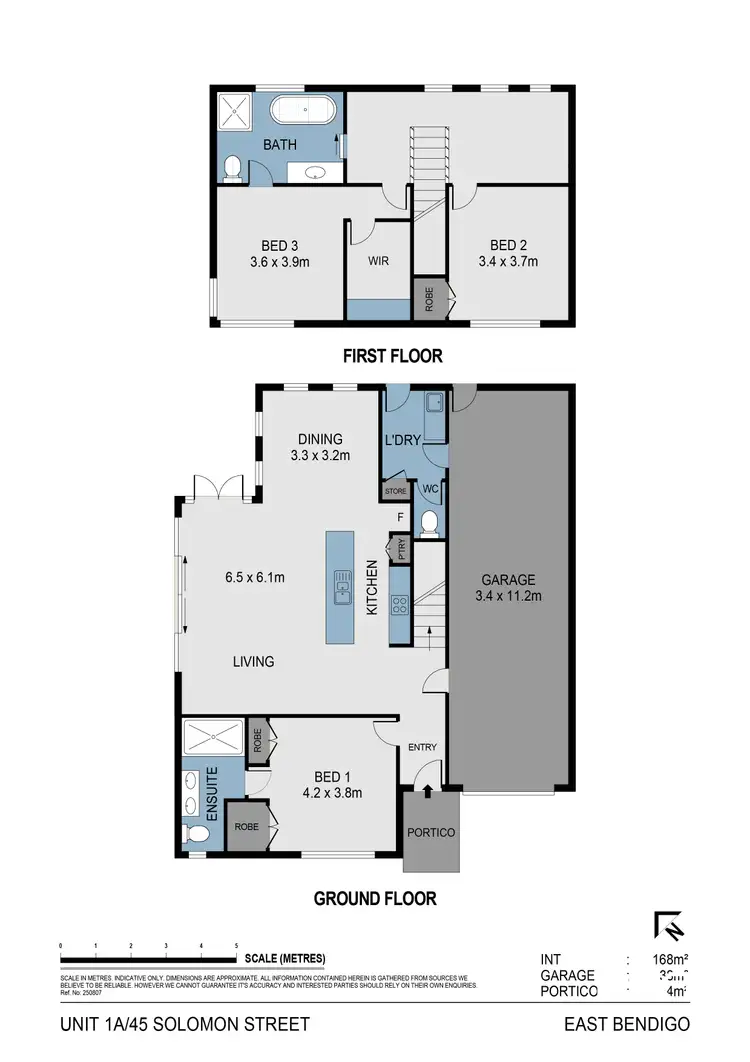 Floorplan of Homely house listing, 1A/45 Solomon Street, East Bendigo VIC 3550