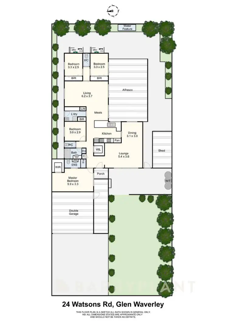 Floorplan of Homely house listing, 24 Watsons Road, Glen Waverley VIC 3150