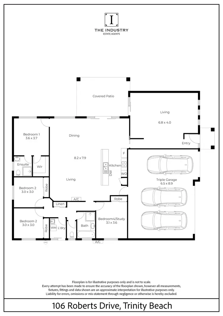 Floorplan of Homely house listing, 106 Roberts Drive, Trinity Beach QLD 4879