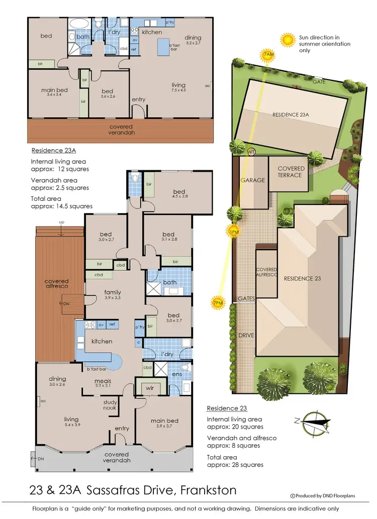 Floorplan of Homely house listing, 23 Sassafras Drive, Frankston VIC 3199