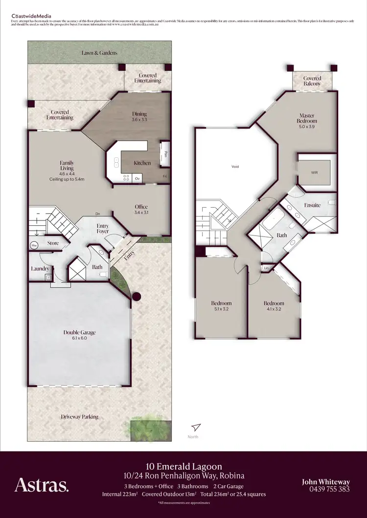 Floorplan of Homely semi-detached listing, 10/24 Ron Penhaligon Way, Robina QLD 4226