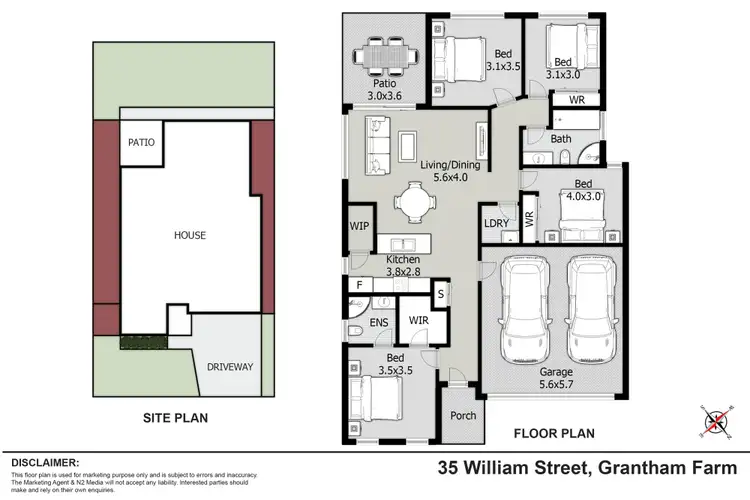 Floorplan of Homely house listing, 35 William Street, Grantham Farm NSW 2765