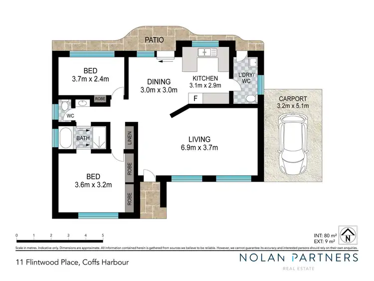 Floorplan of Homely house listing, 11a Flintwood Place, Coffs Harbour NSW 2450