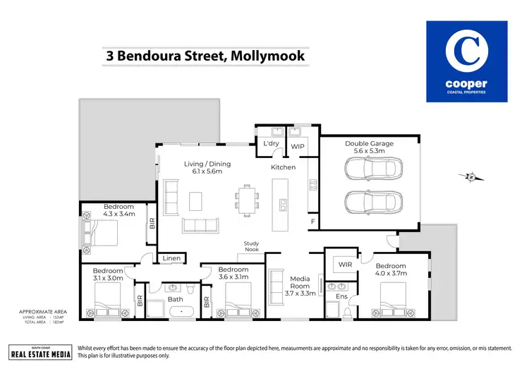 Floorplan of Homely house listing, 3 Bendoura Street, Mollymook NSW 2539