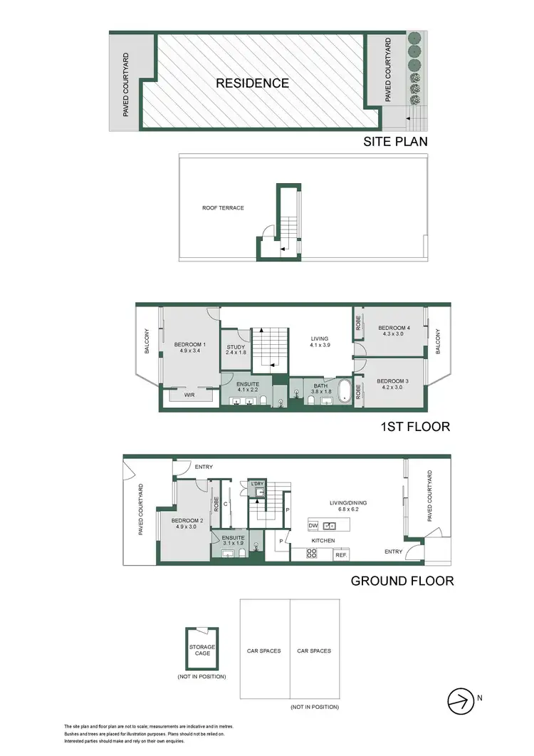 Floorplan of Homely townhouse listing, 6/3 Mentone Parade, Mentone VIC 3194