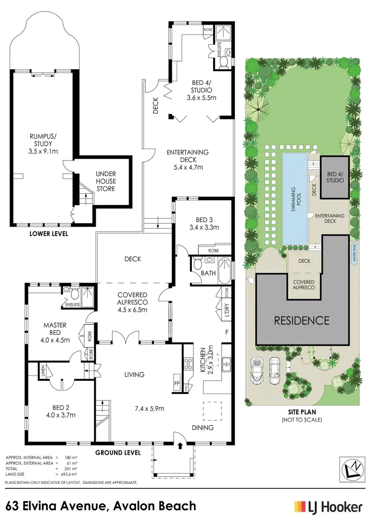 Floorplan of Homely house listing, 63 Elvina Avenue, Avalon Beach NSW 2107