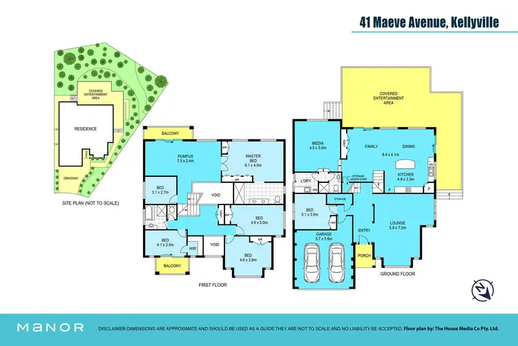 Floorplan of Homely house listing, 41 Maeve Avenue, Kellyville NSW 2155