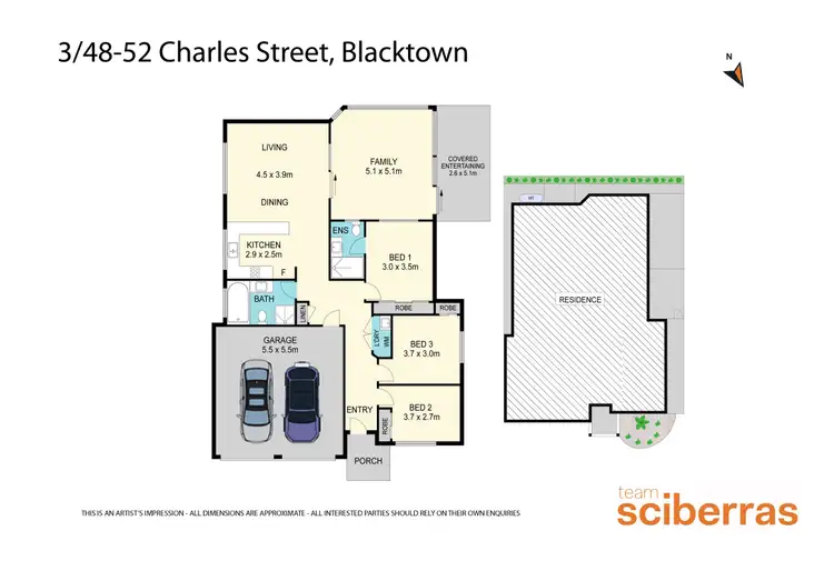Floorplan of Homely villa listing, 3/48-52 Charles Street, Blacktown NSW 2148