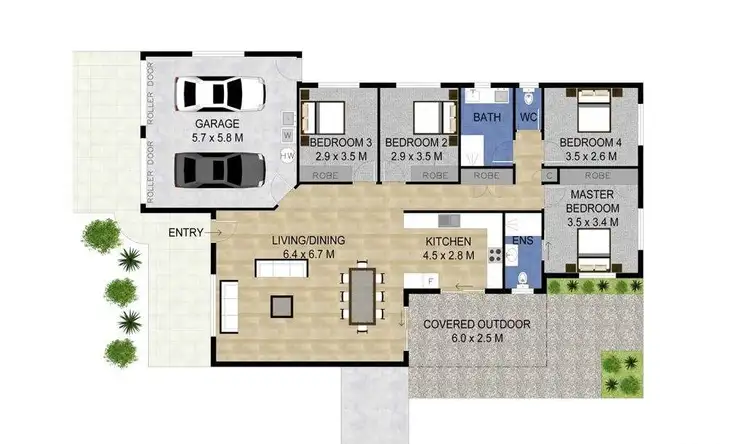 Floorplan of Homely house listing, 12 Golf View Court, Banora Point NSW 2486