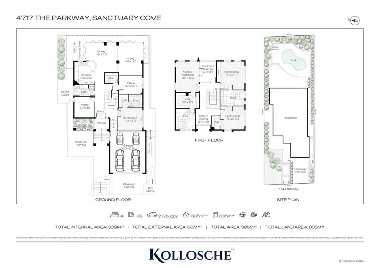 Floorplan of Homely house listing, 4717 The Parkway, Sanctuary Cove QLD 4212