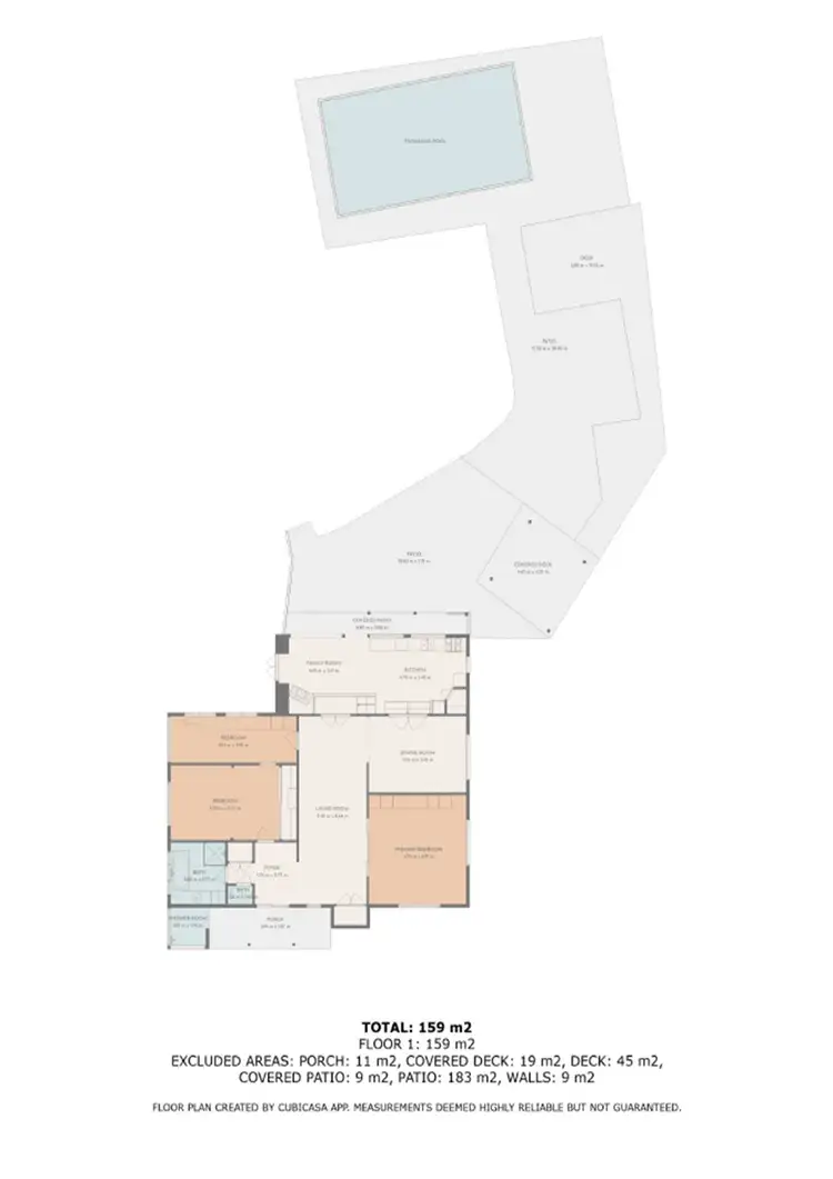 Floorplan of Homely house listing, 98 Duval Road, Preston QLD 4800