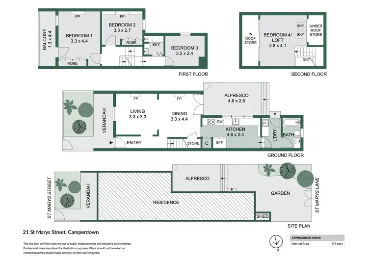 Floorplan of Homely house listing, 21 St Marys Street, Camperdown NSW 2050