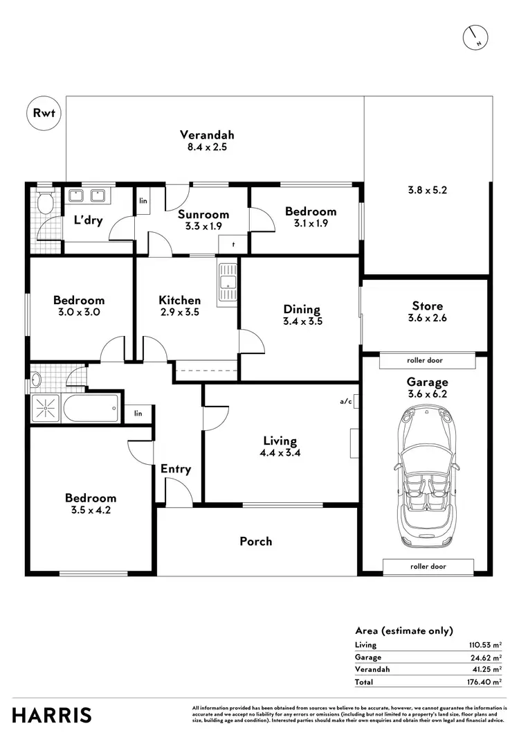 Floorplan of Homely house listing, 21 Minerva Crescent, Croydon Park SA 5008