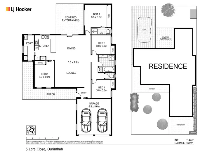 Floorplan of Homely house listing, 5 Lara Close, Ourimbah NSW 2258